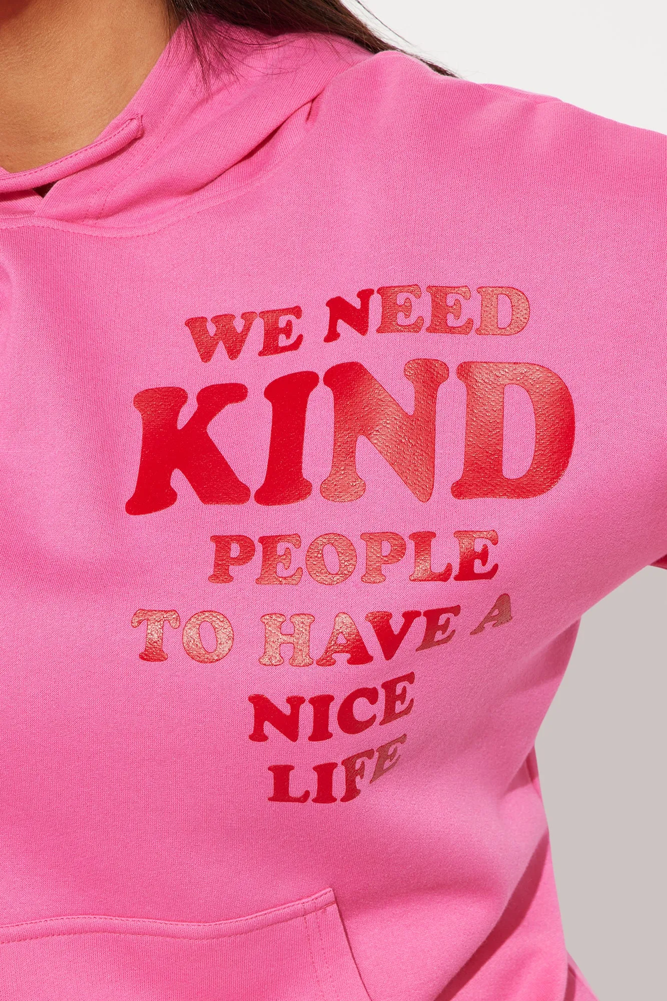 Be Kind Fleece Jogger Set - Pink