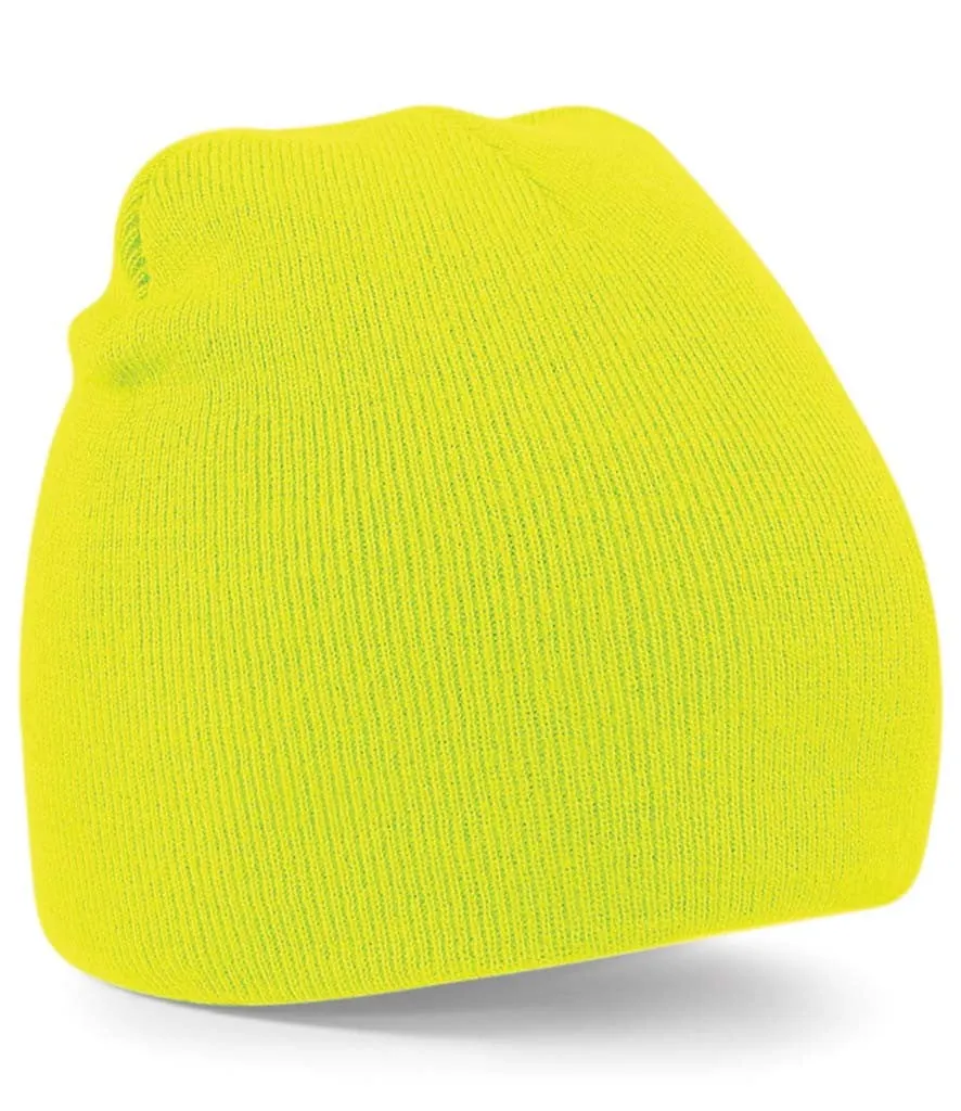 Beanie Knitted Hat | FLUORESCENT YELLOW