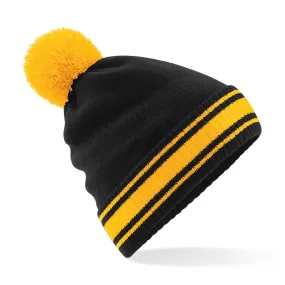 Beechfield Stadium Beanie | BLACK/GOLD