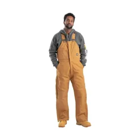 Berne Men's Heritage Deluxe Insulated Bib Overall - Brown