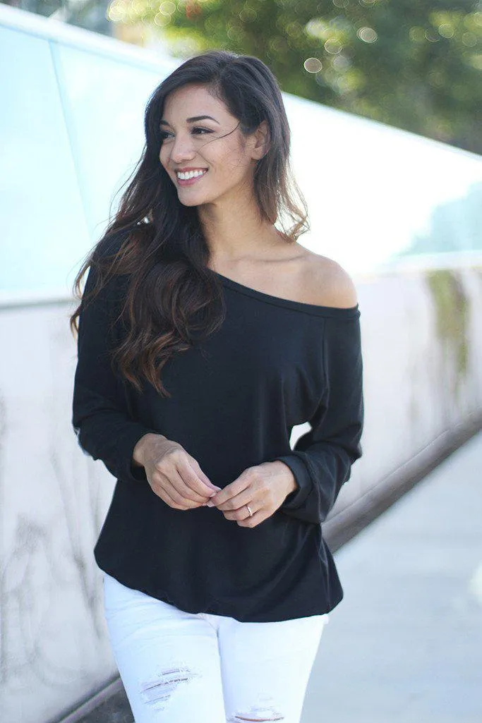 Black Sweater With Heart Elbow Patches