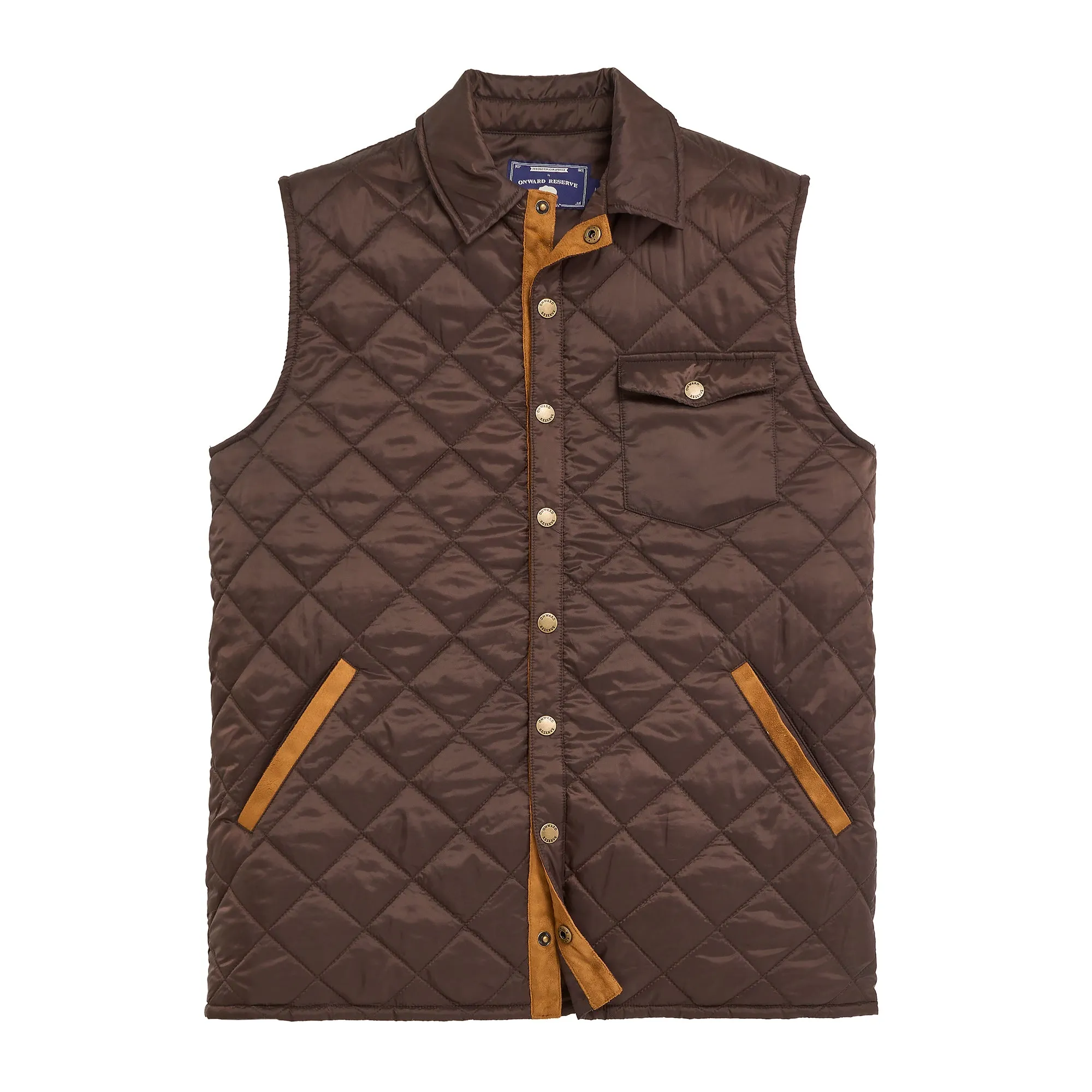 Braswell Vest - Dark Brown