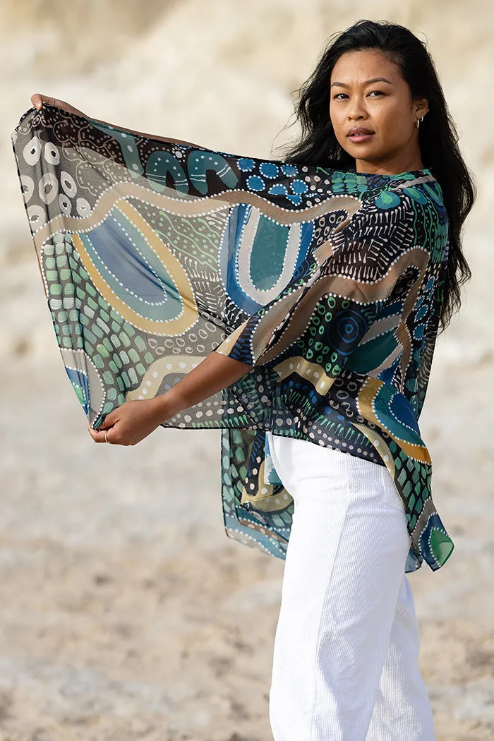 By The Waterhole Chiffon Shawl