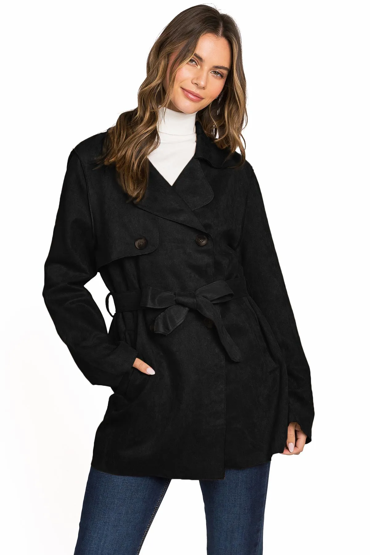 Cambridge Faux Suede Coat