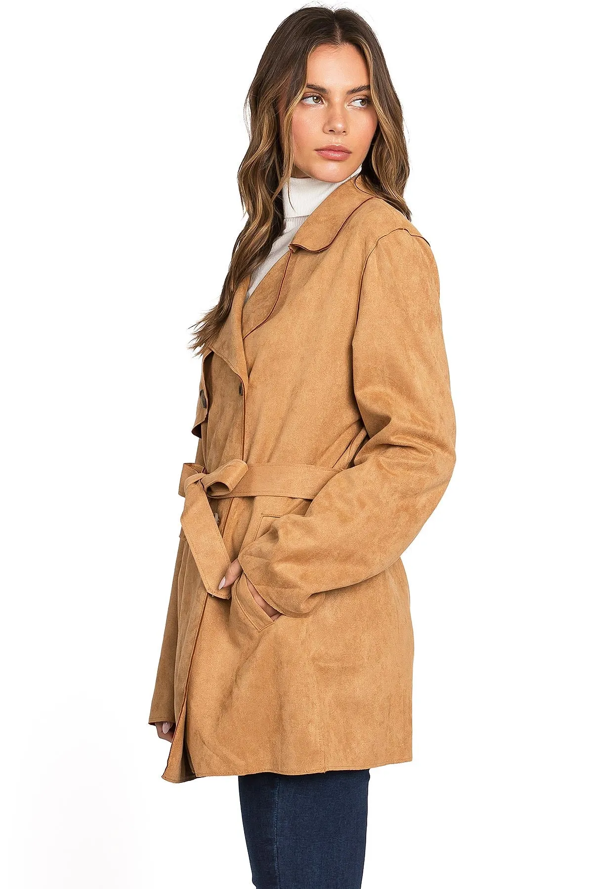 Cambridge Faux Suede Coat