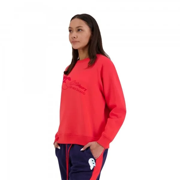 Canterbury Womens The Clash Crew Womens Sweat - Bittersweet