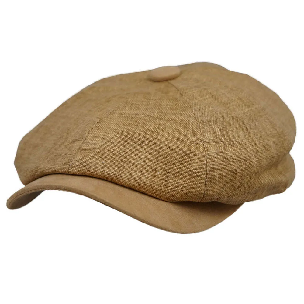 Capas Linen Gatsby Cap