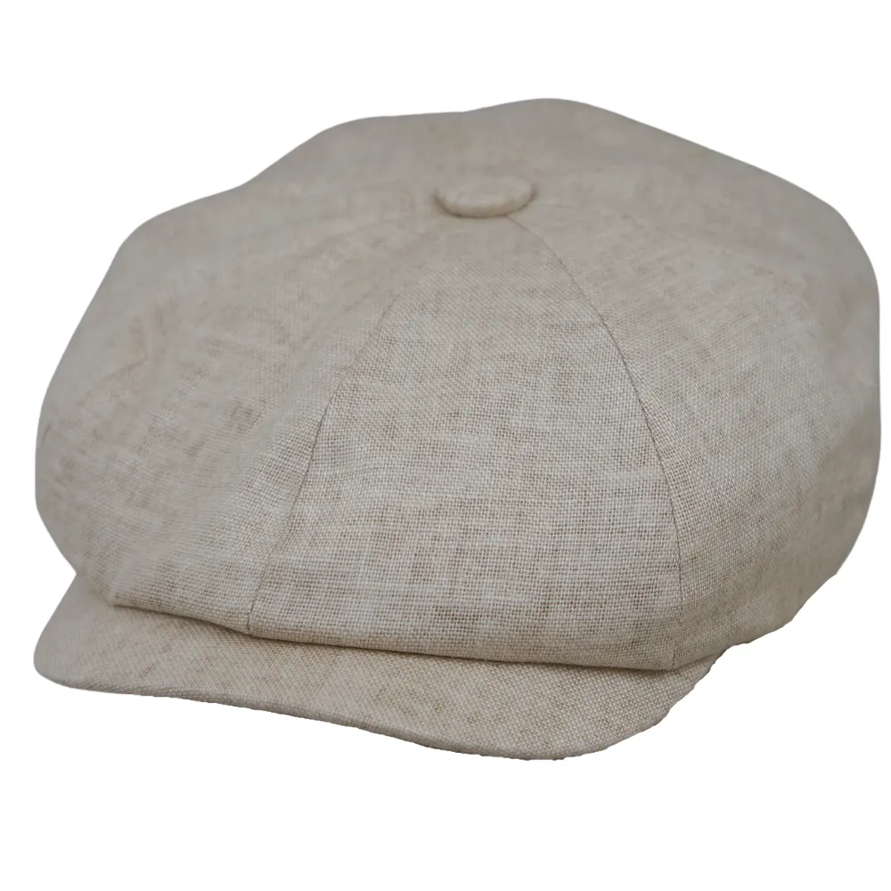 Capas Linen Gatsby Cap