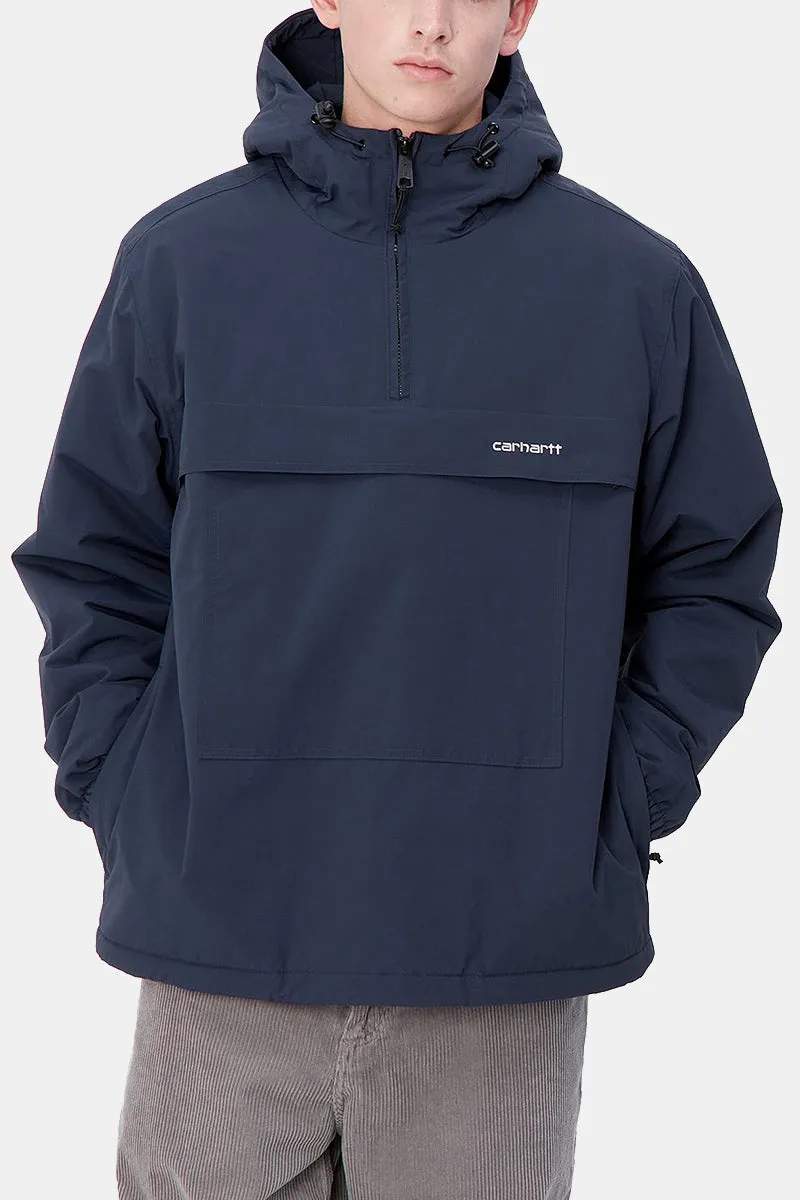 Carhartt WIP Windbreaker Pullover Jacket (Air Force Blue/White)