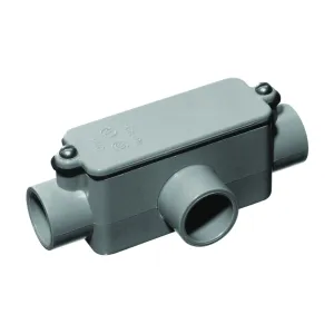 Carlon E983E-CTN Conduit Body, PVC, Gray