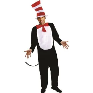 Cat with Striped Hat Book Week Costume - Adult