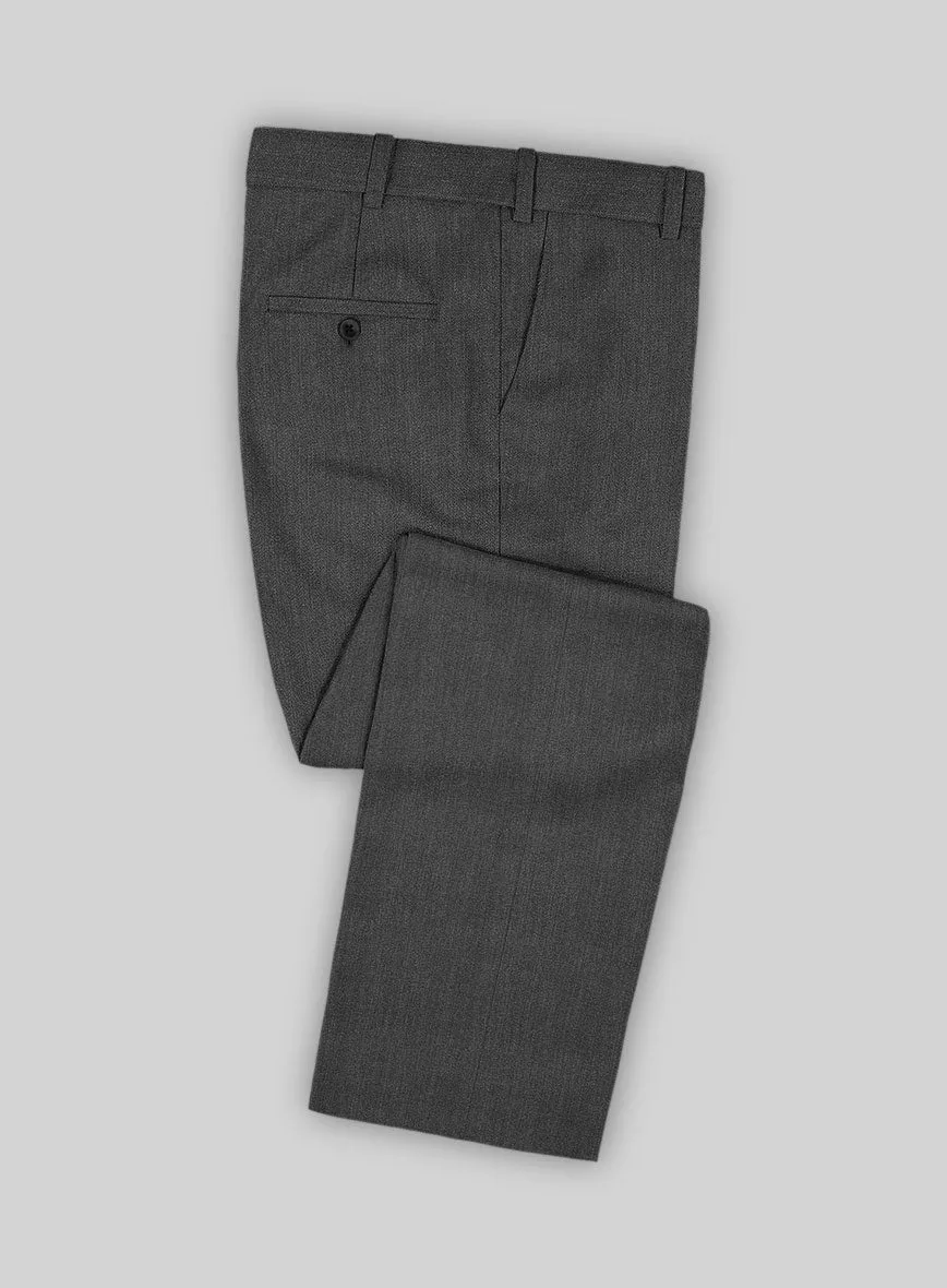 Cavalry Twill Dark Gray Wool Pants