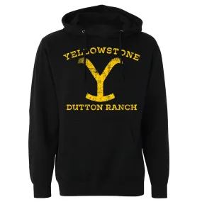 Changes Yellowstone Men's Black Dutton Ranch Hoodie