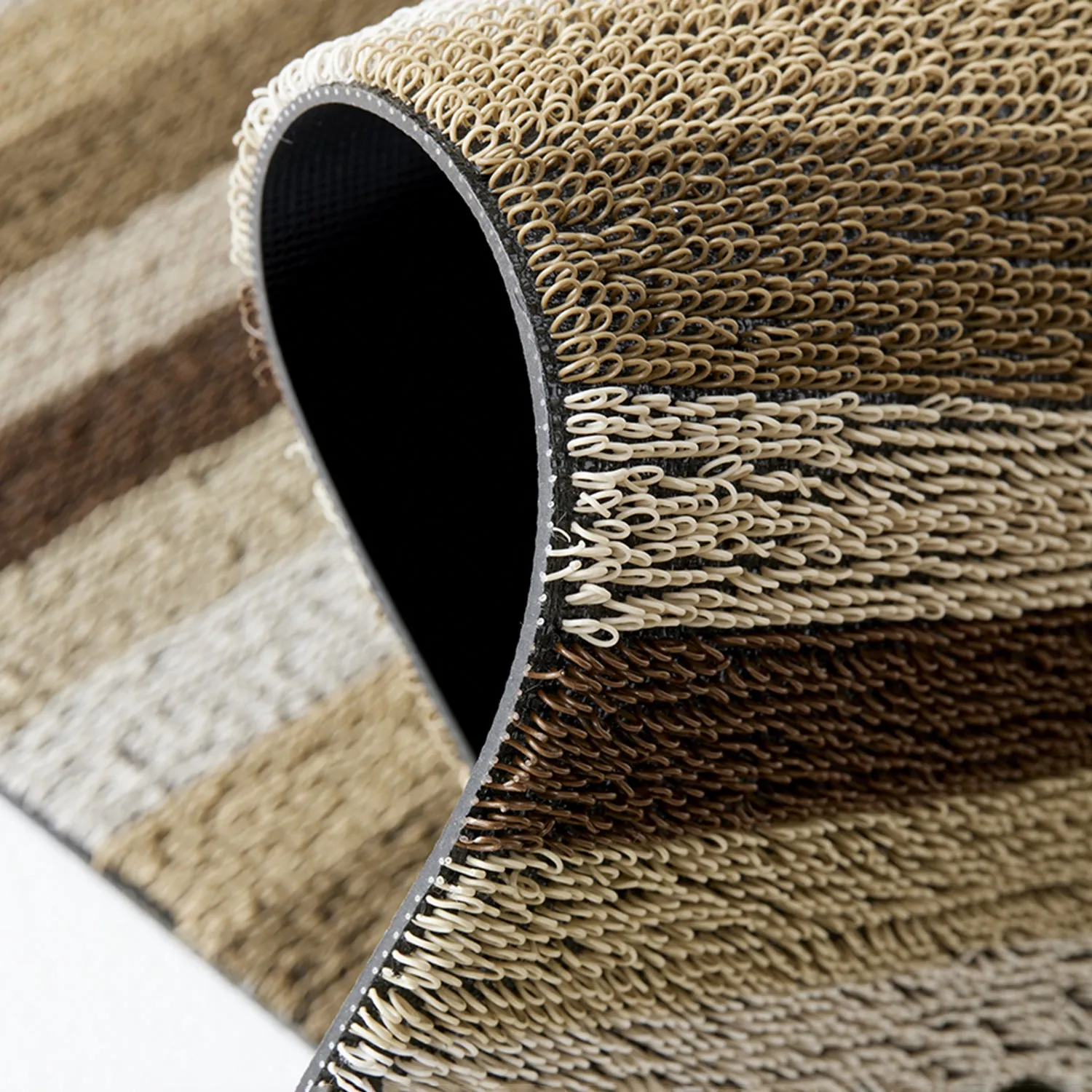 chilewich | big mat 91x152cm (36x60") | even stripe mocha