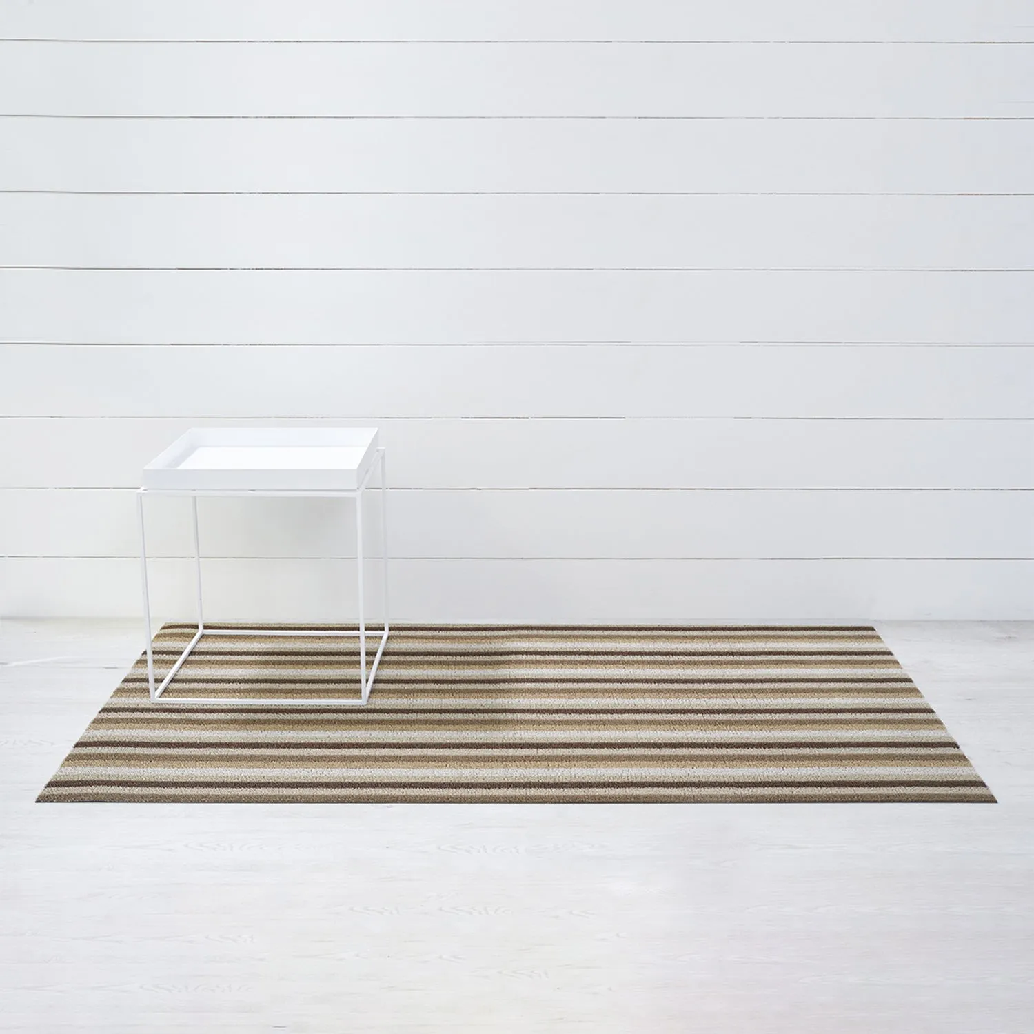 chilewich | big mat 91x152cm (36x60") | even stripe mocha