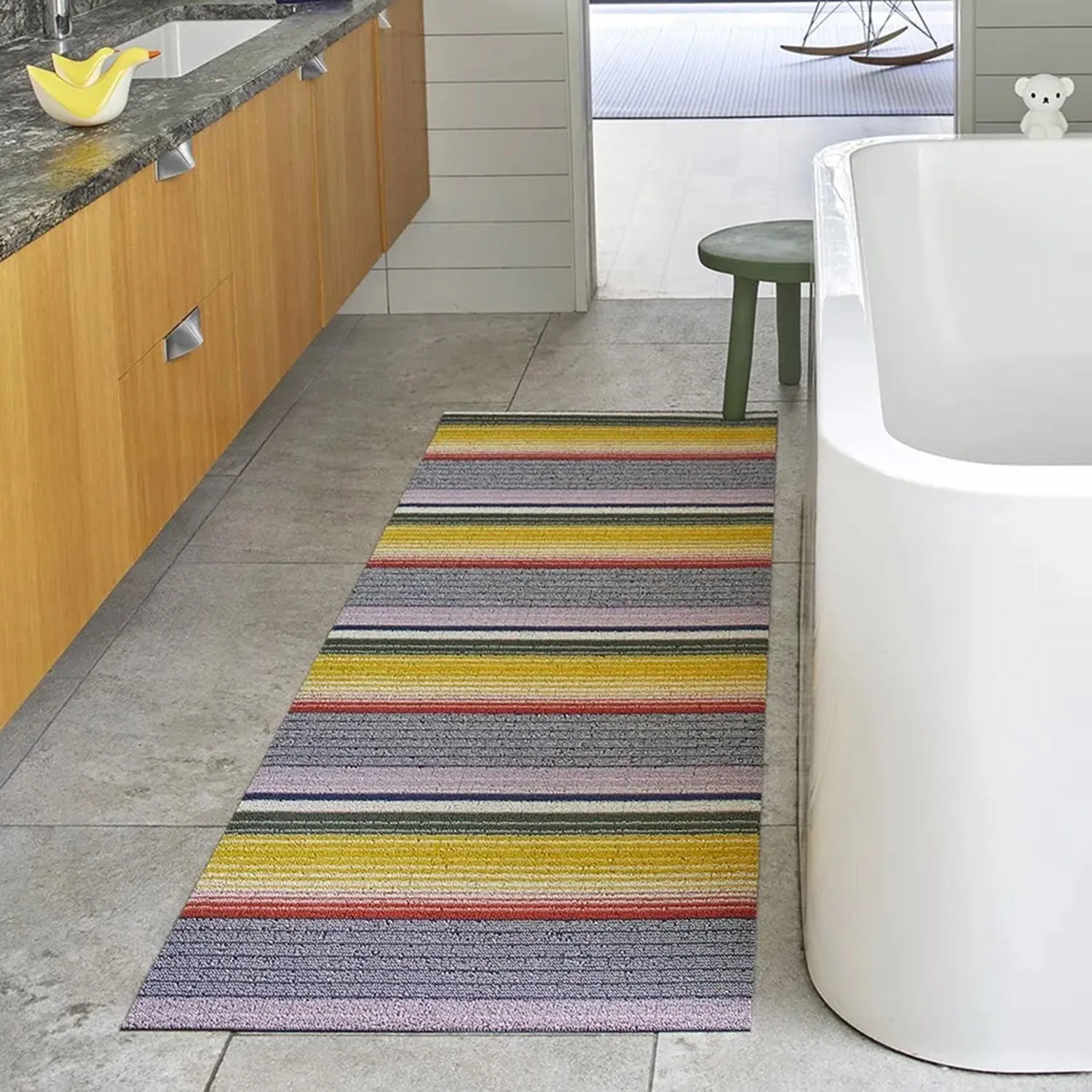 chilewich | runner mat 61x183cm (24x72") | pop stripe multi