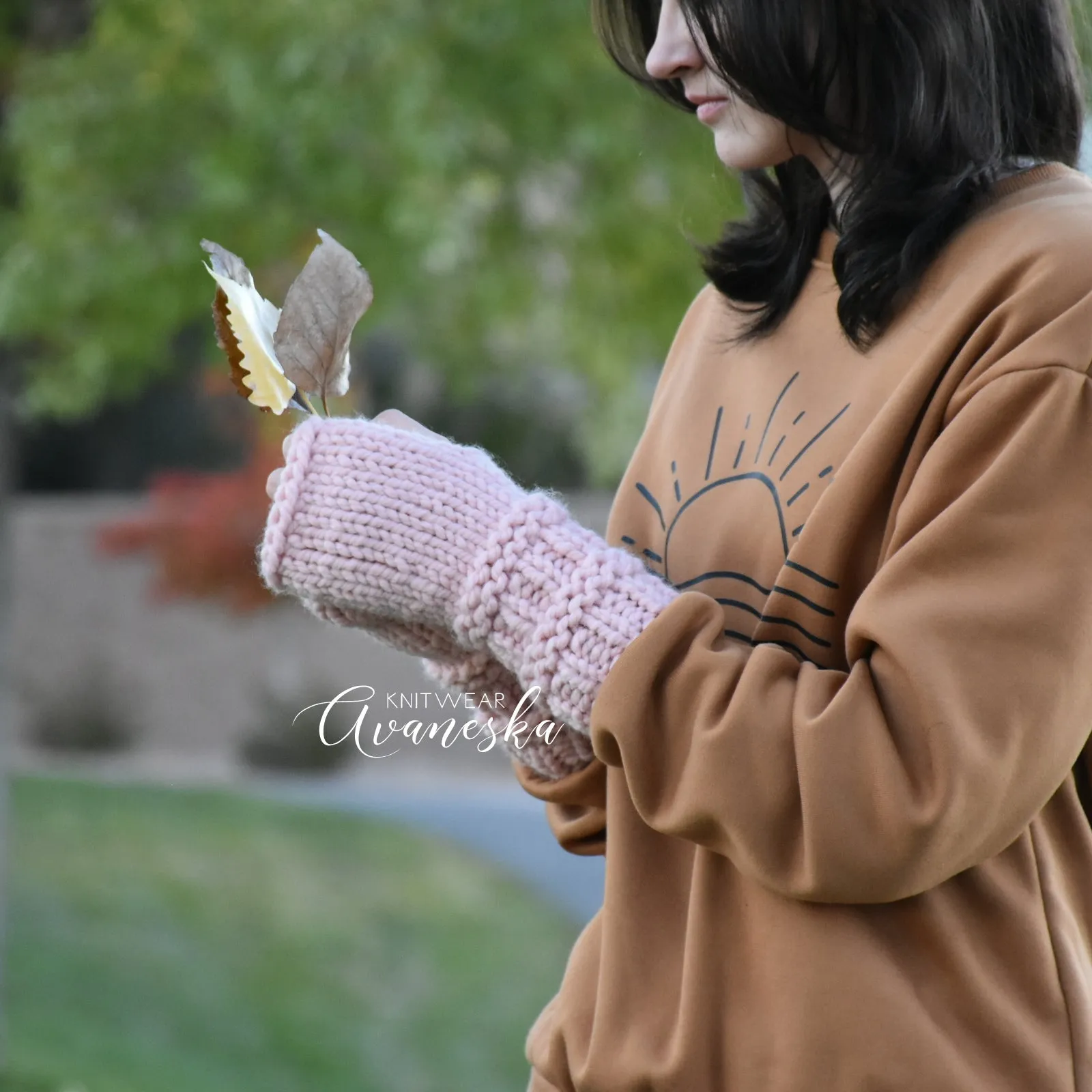 Chunky Fingerless Arm Warmers | THE RAPIDS