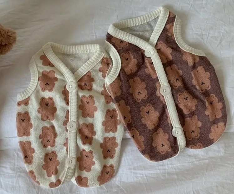 Cocoa Bear Vest