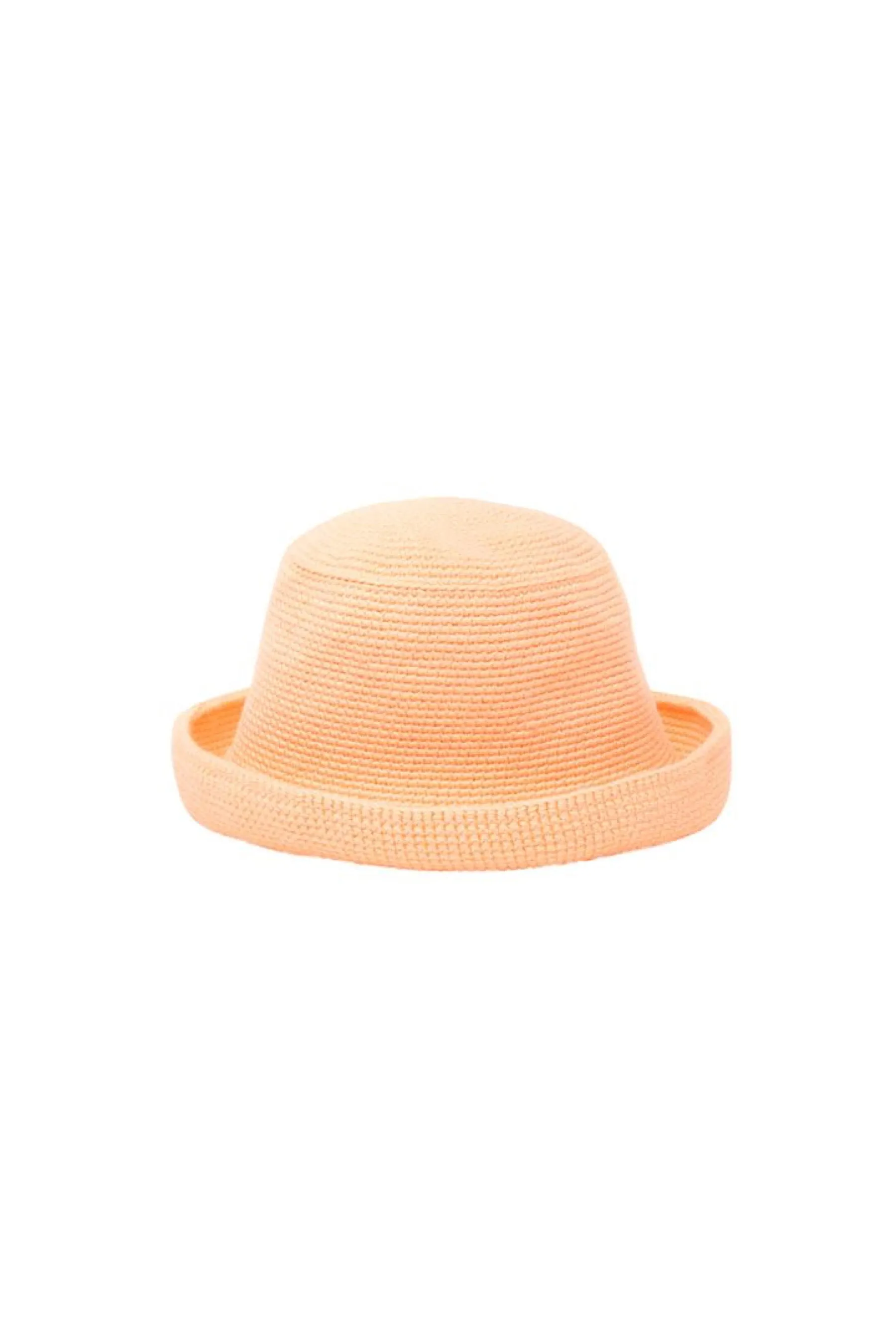 Coral Crochet Bucket Hat