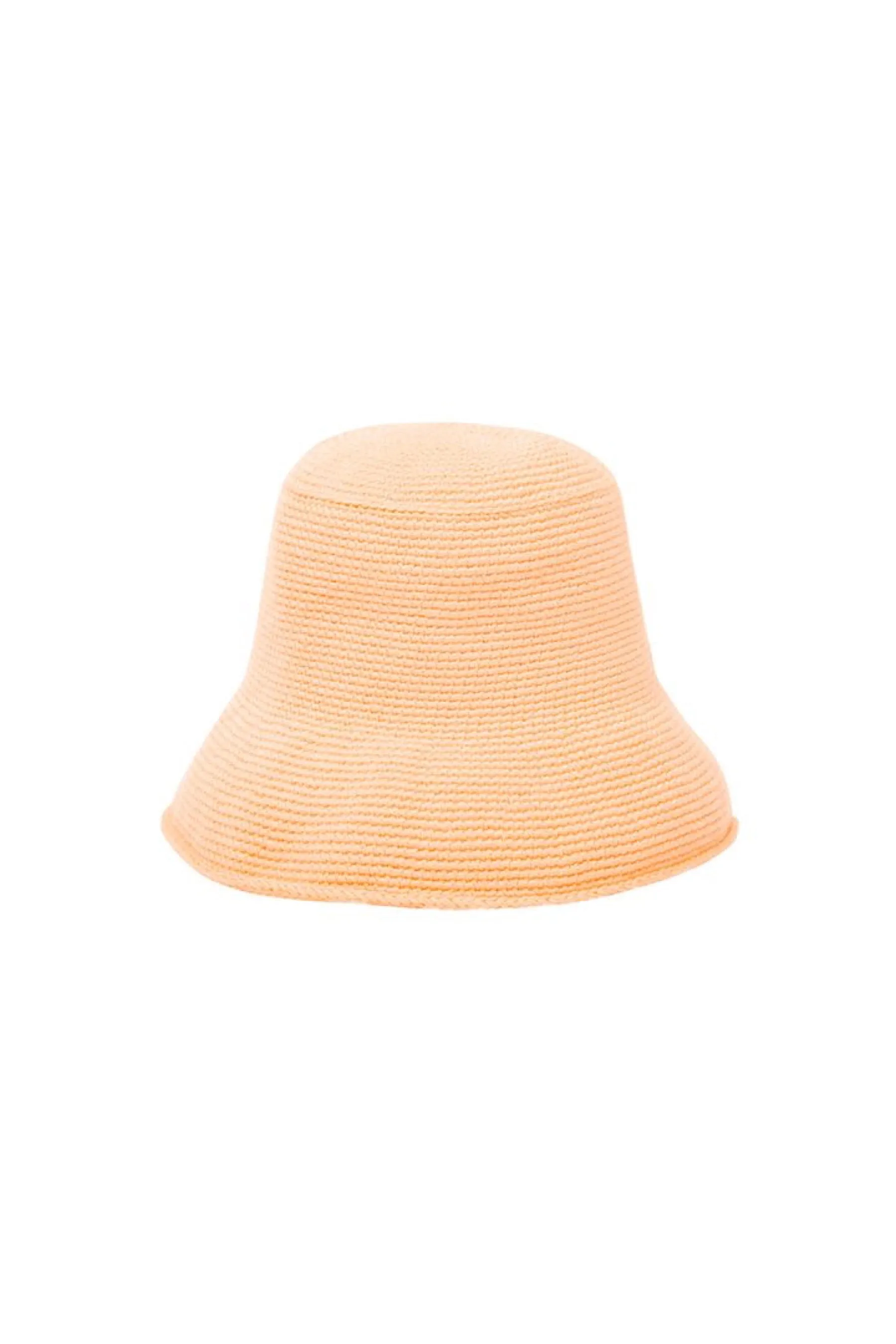 Coral Crochet Bucket Hat