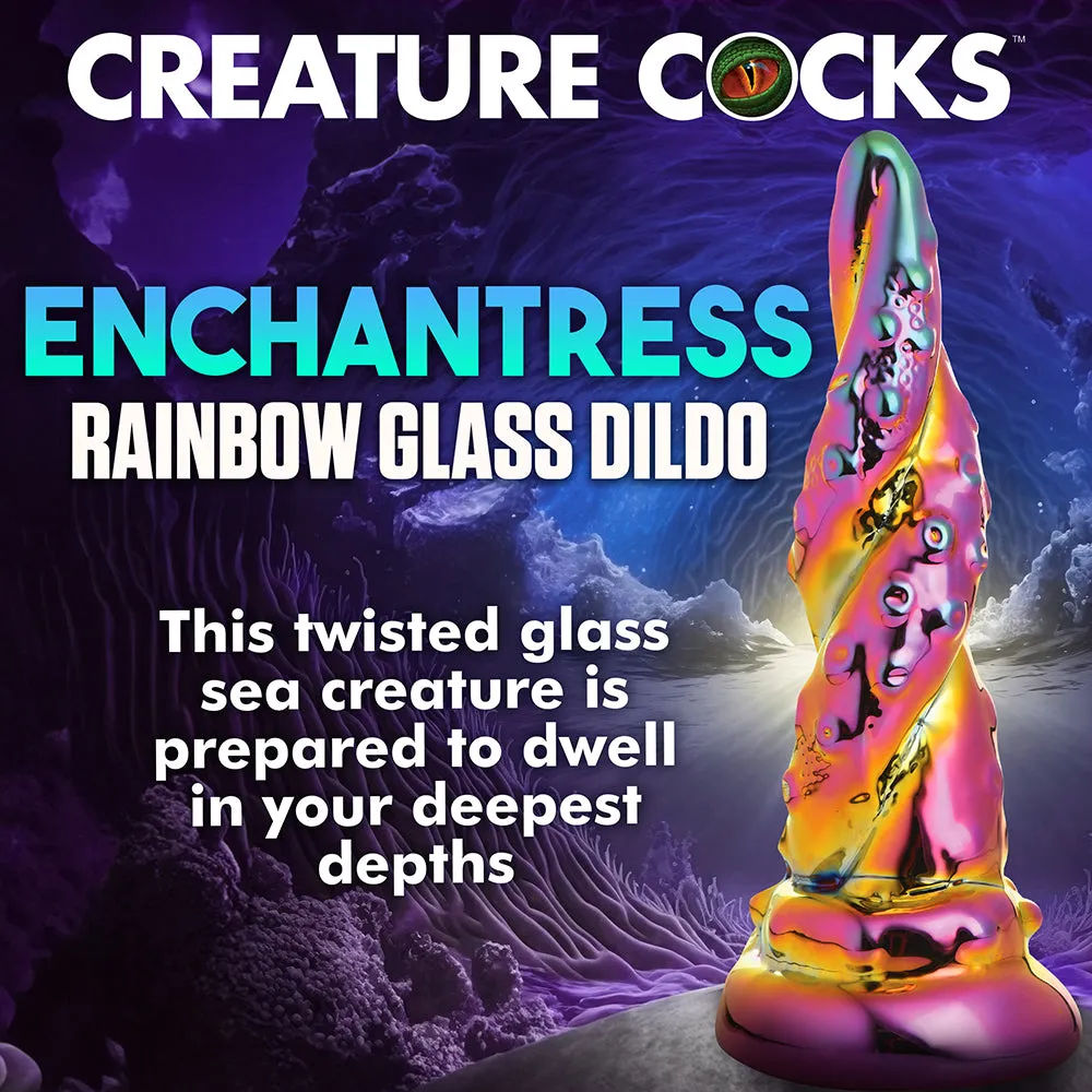 Creature Cocks Enchantress Rainbow Glass Dildo