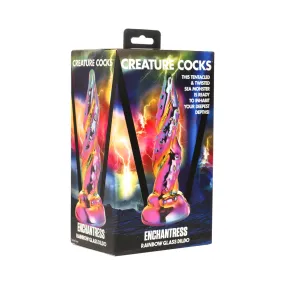 Creature Cocks Enchantress Rainbow Glass Dildo