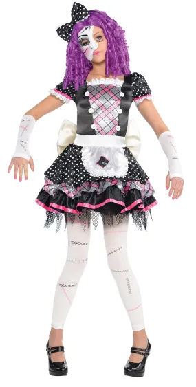 Damaged Doll Kids Creepy Halloween Costume