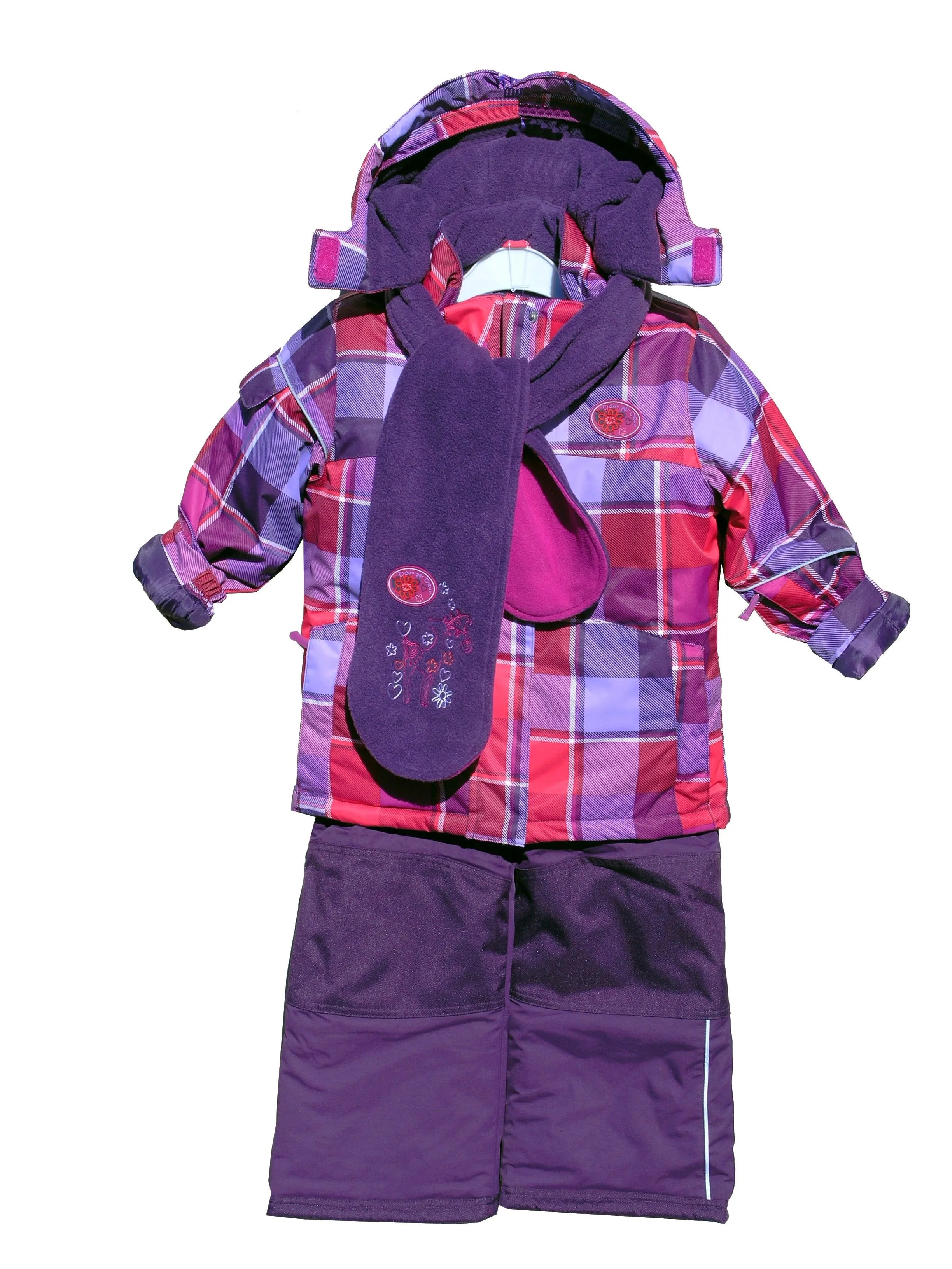 Deux Par Deux  Toddler  Girls 4pc Snow Suit