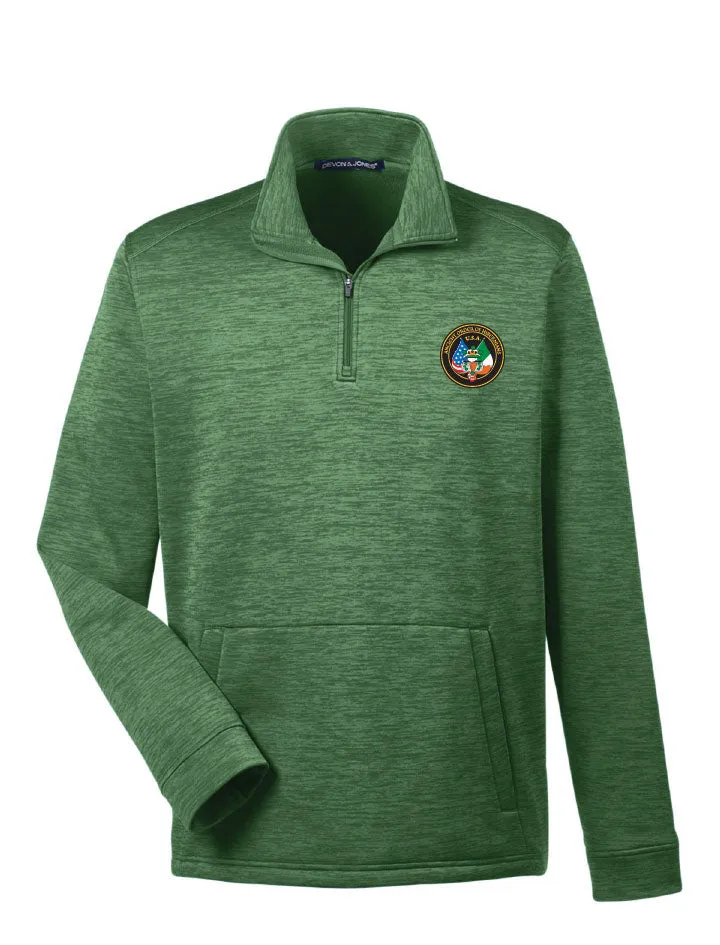 Devon & Jones Sporty Fleece Quarter-Zip