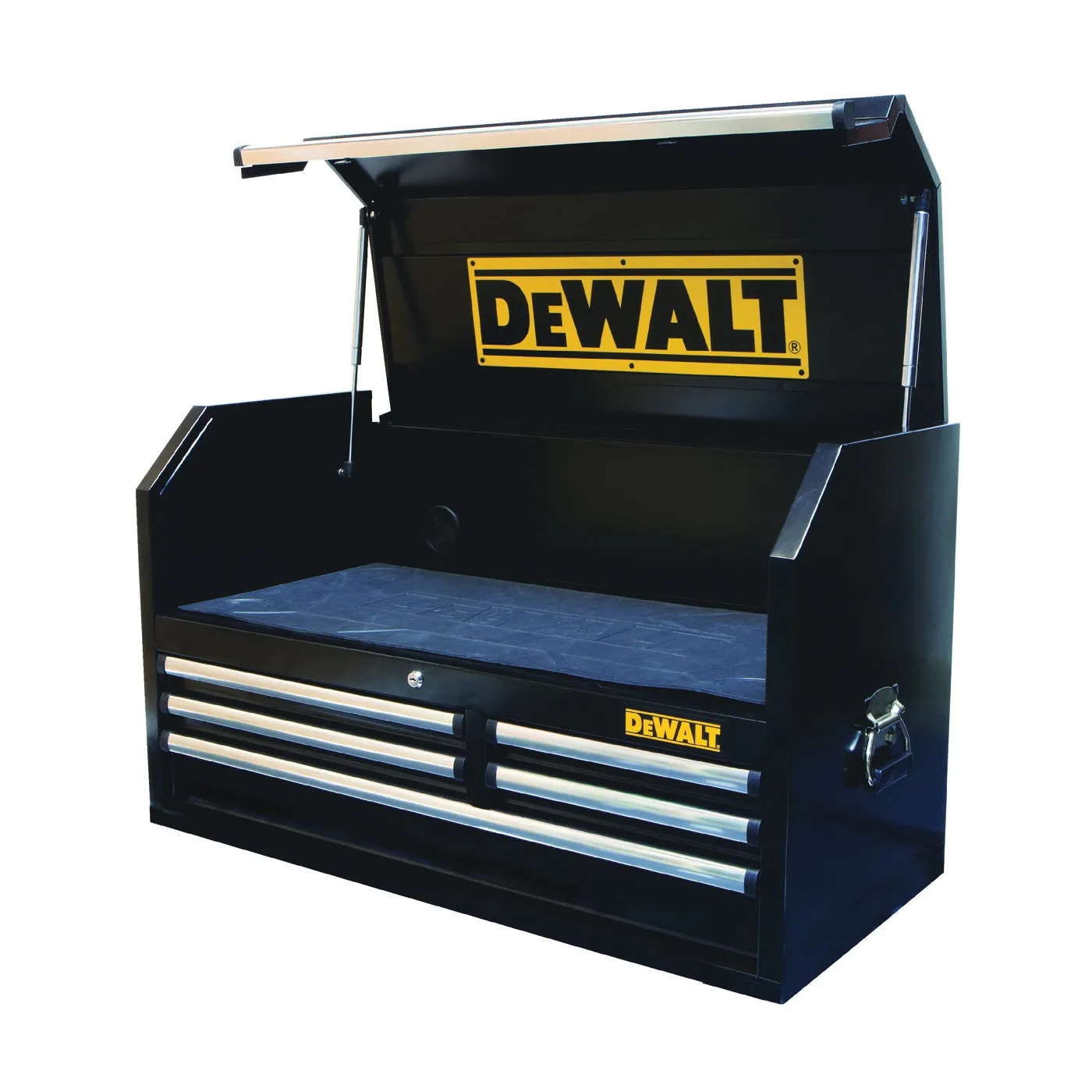 DeWALT DWMT81244 Top Chest Metal Storage, 100 lb, 40 in OAW, 23 in OAH, 18 in OAD, Steel, Black, 5-Drawer