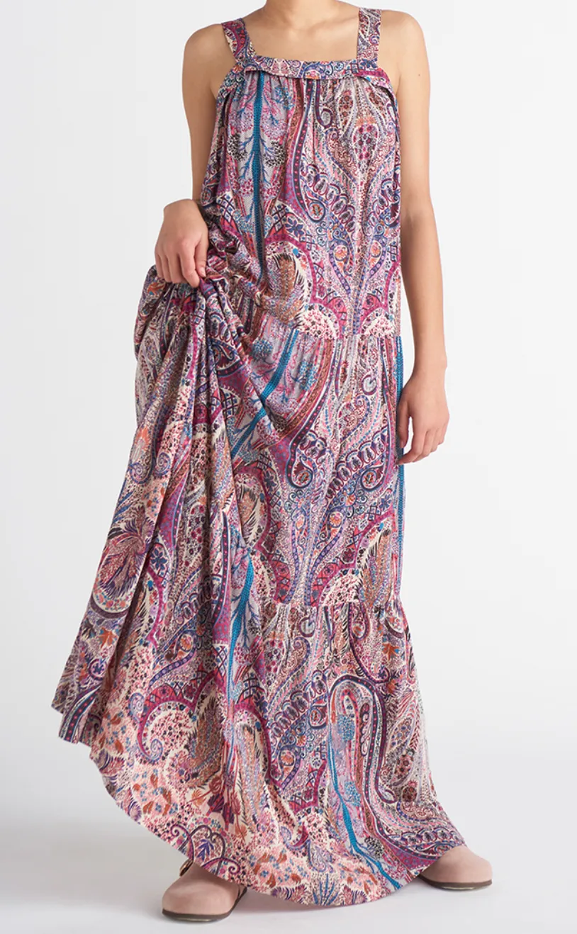 Dex Fleur Tiered Maxi Dress