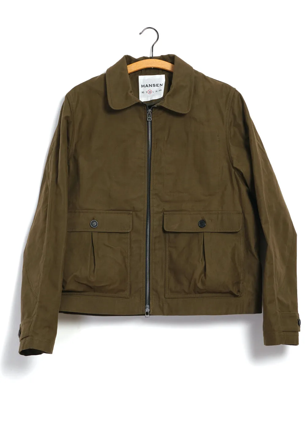 DEXTER 28-41-6 | Short Wide Utility Jacket | Printed Khaki