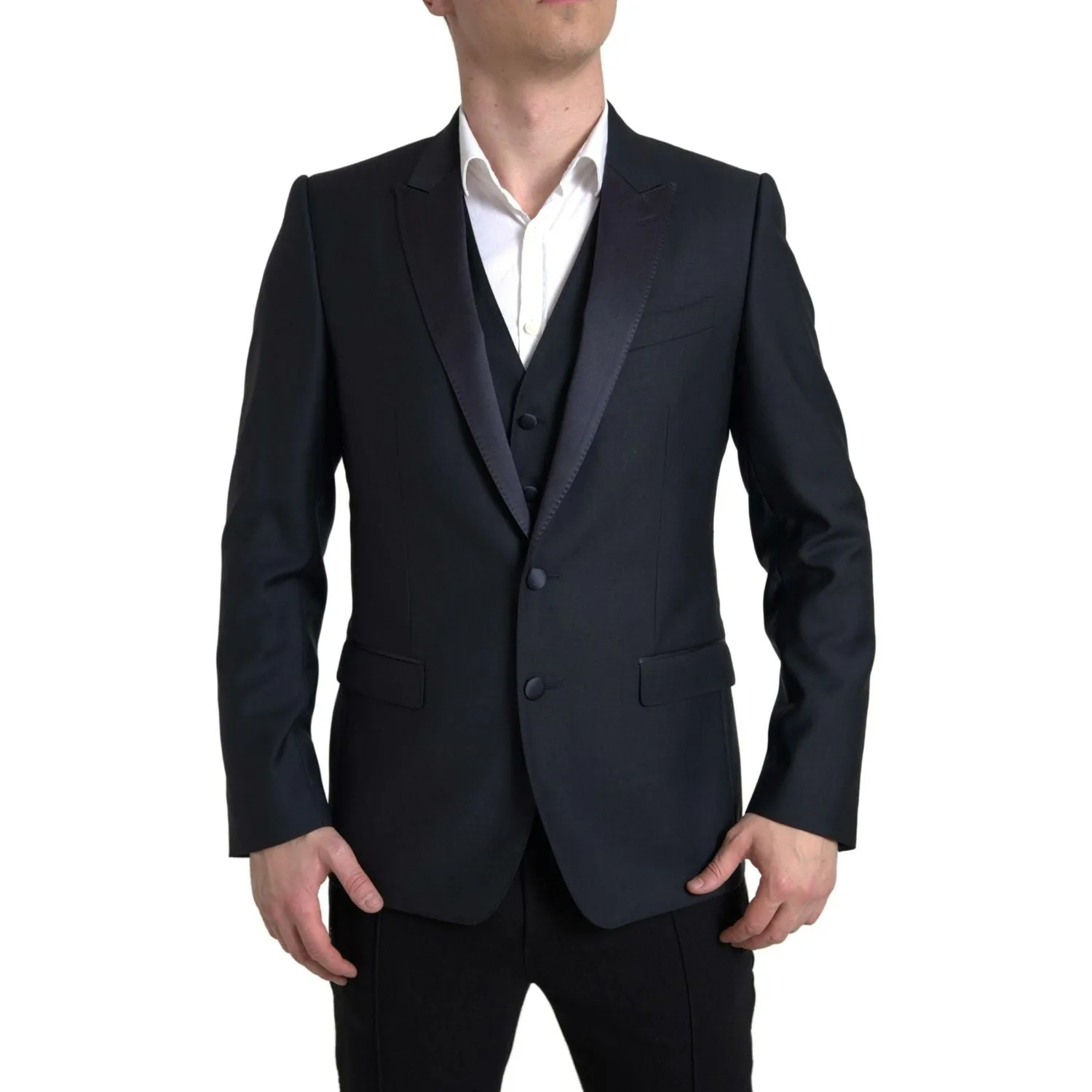 Dolce & Gabbana Elegant Slim Fit Two-Piece Martini Suit