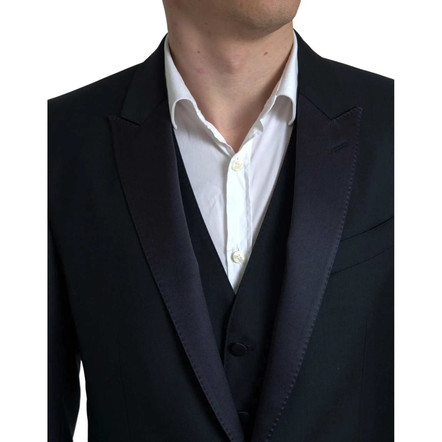 Dolce & Gabbana Elegant Slim Fit Two-Piece Martini Suit