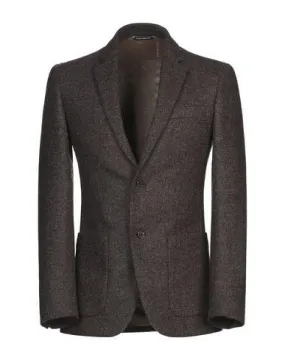 Dolce & Gabbana Man Blazer Dark brown 40 suit