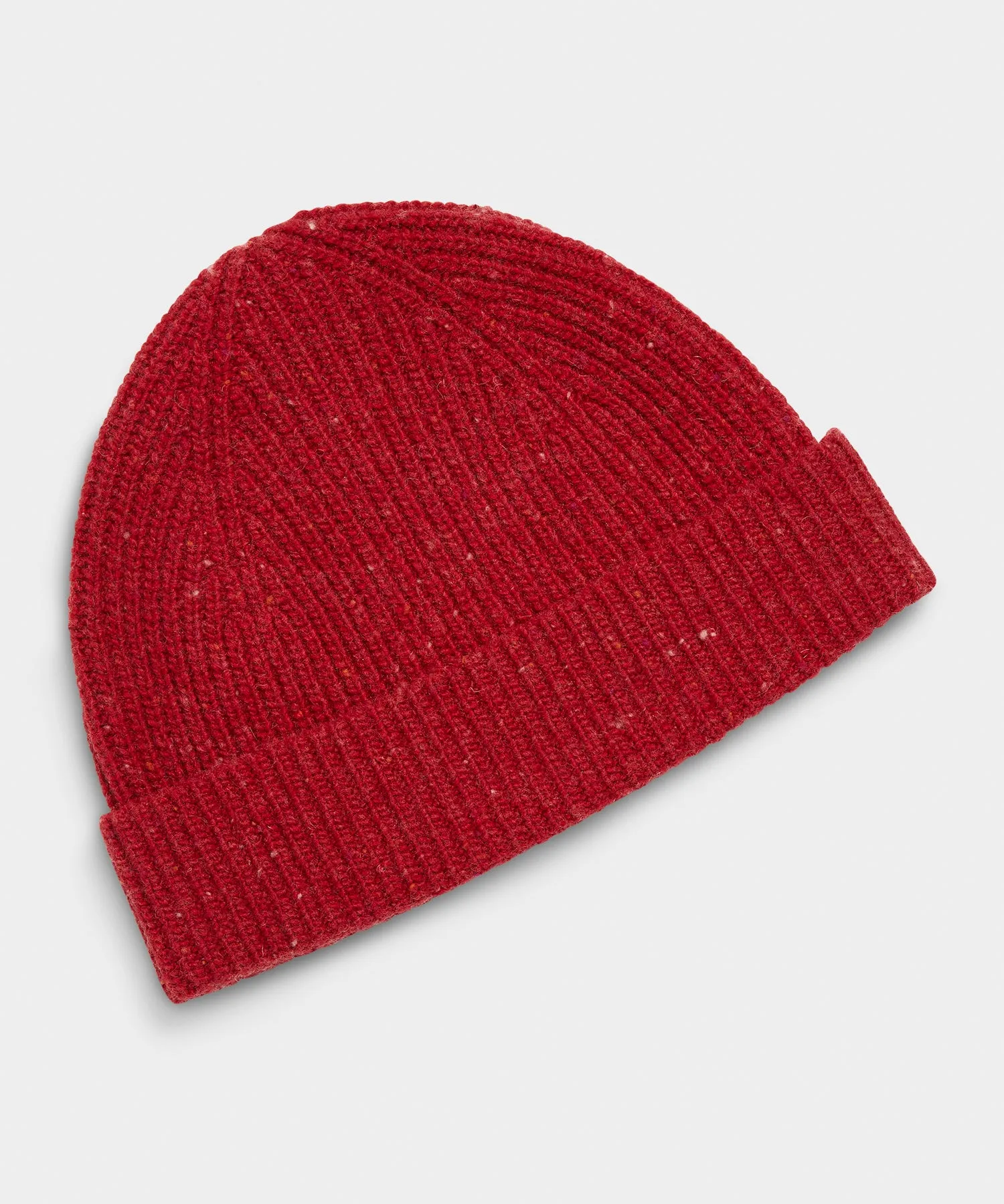 Donegal Beanie in Cranberry