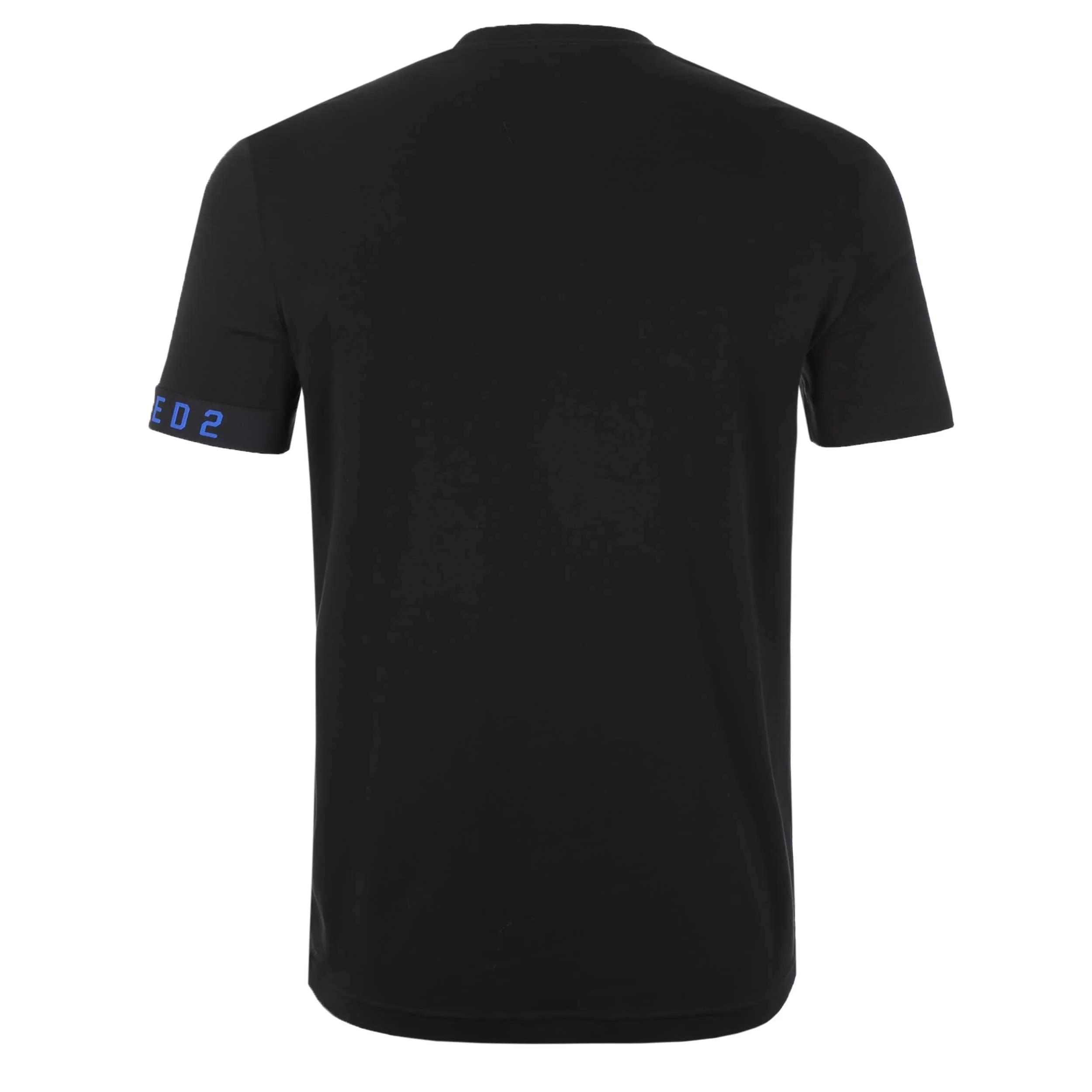 Dsquared2 Arm Band Logo T Shirt in Black Blue