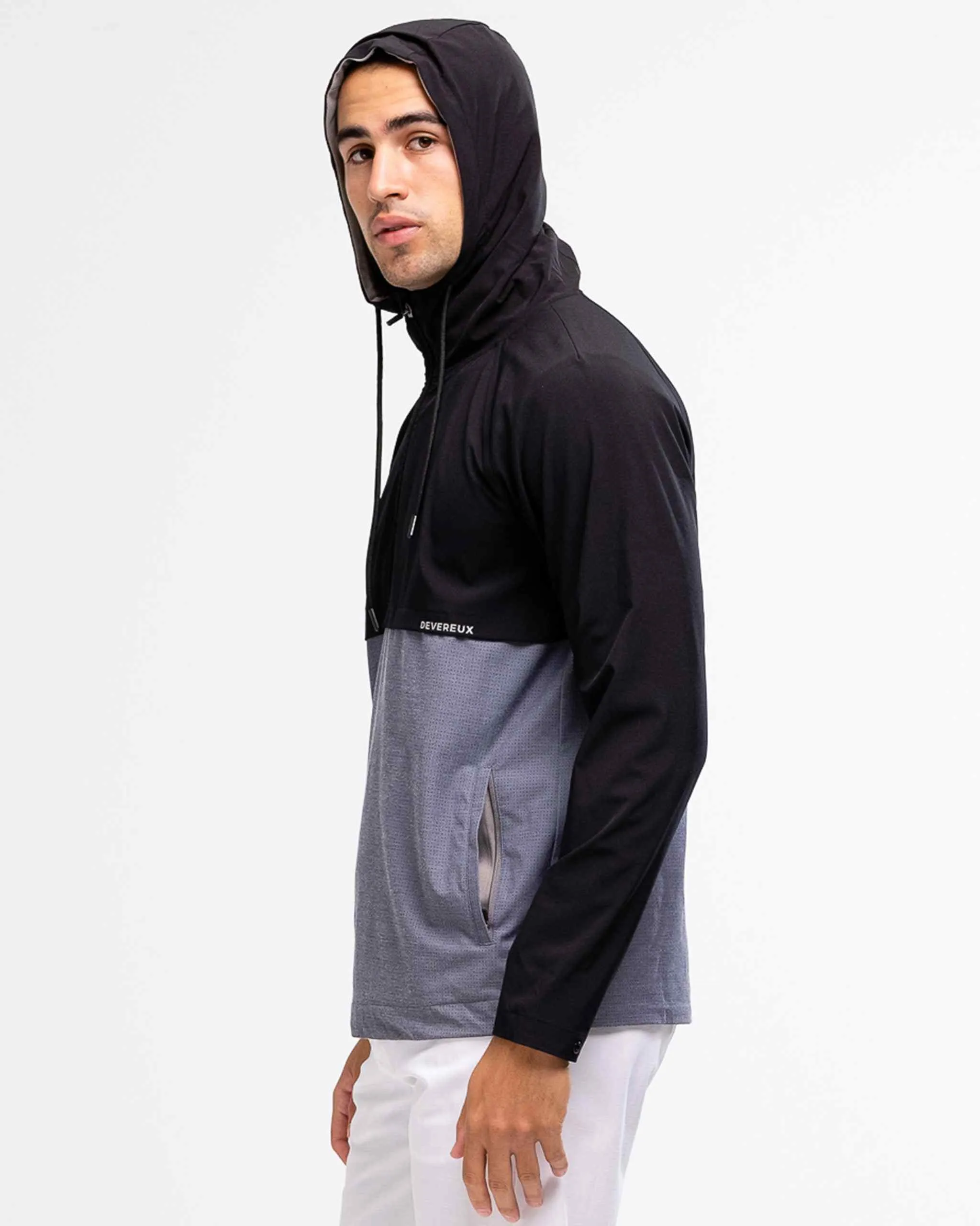 DVRX Anorak Hoodie - Black