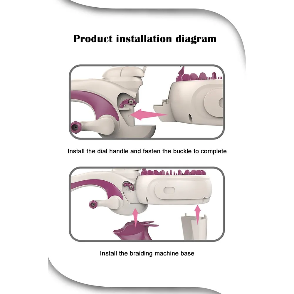 Educational Rotating Double Knitting Machine Toy