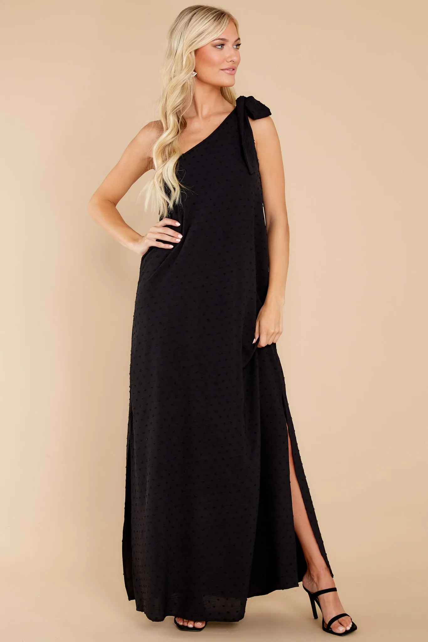 Elegance Is Everything Black Maxi Dress