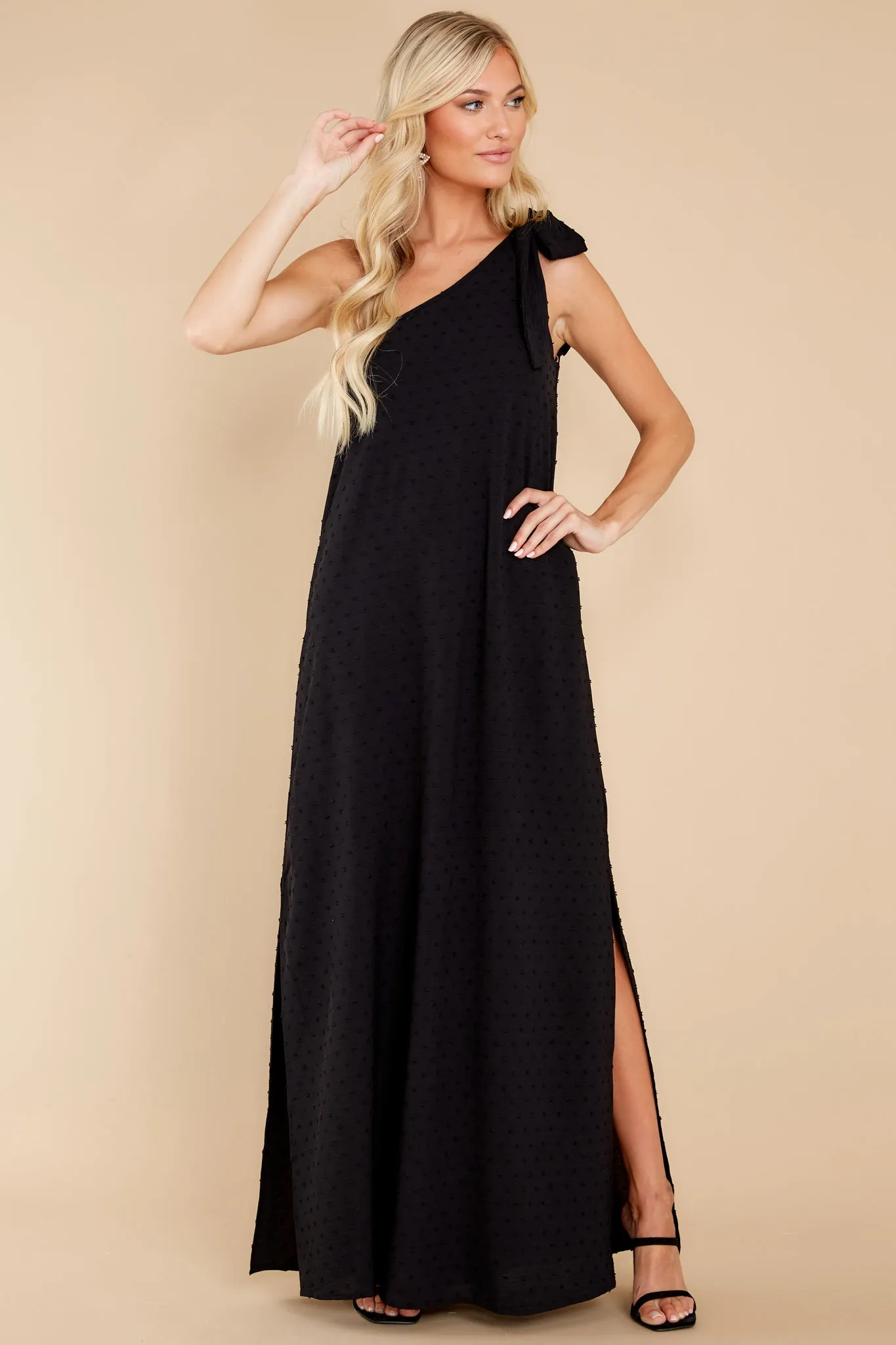 Elegance Is Everything Black Maxi Dress