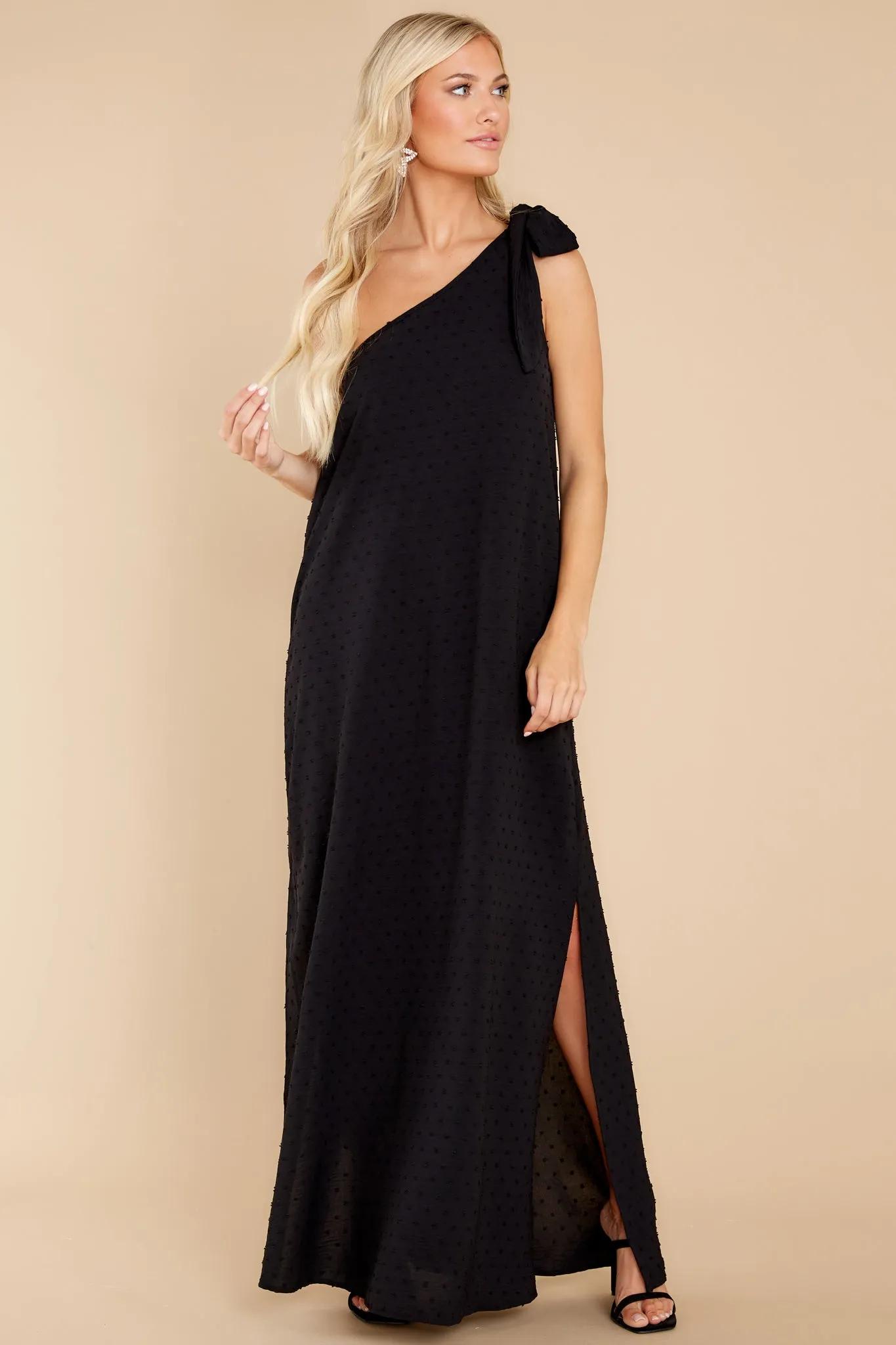 Elegance Is Everything Black Maxi Dress