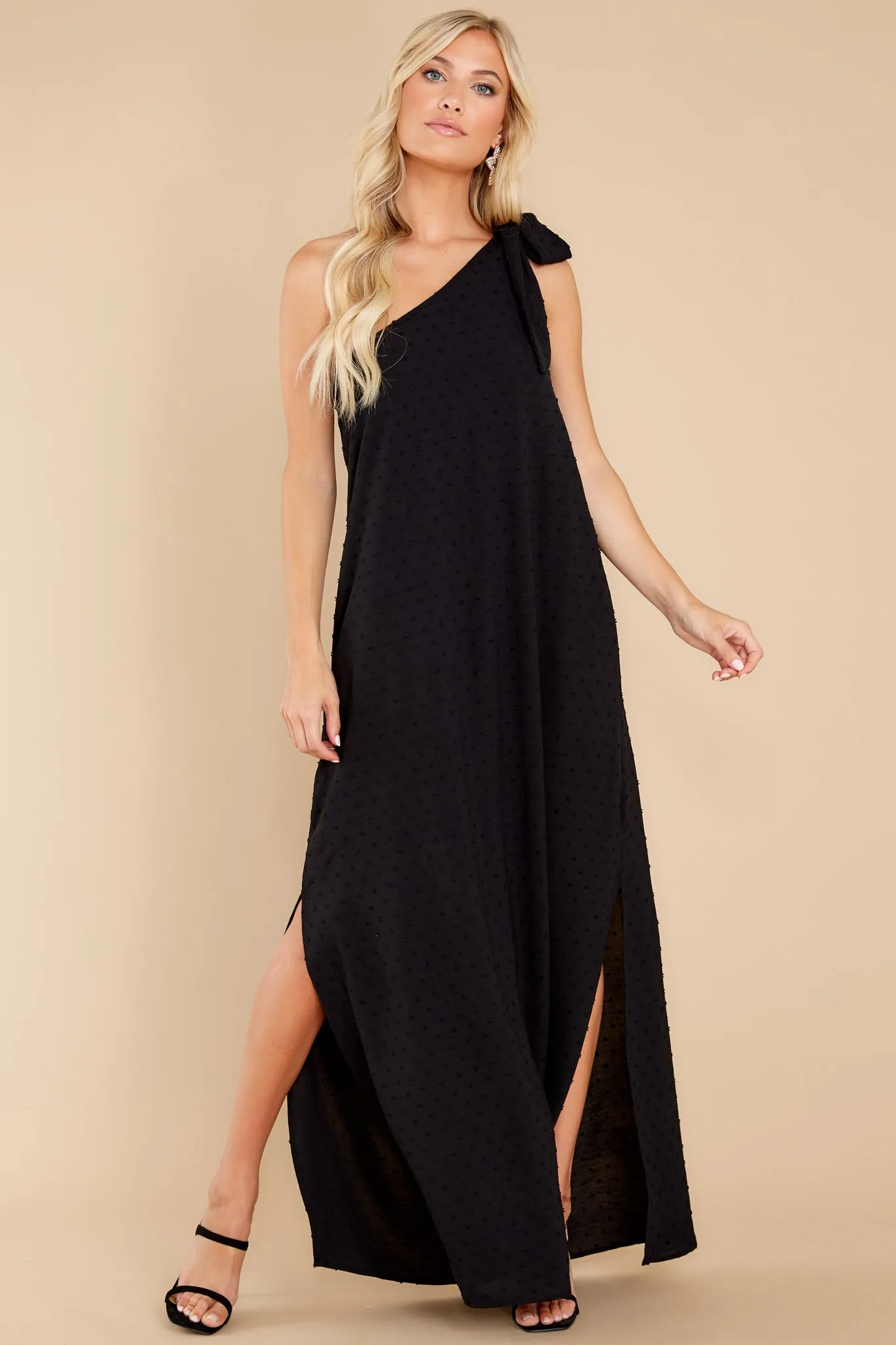 Elegance Is Everything Black Maxi Dress