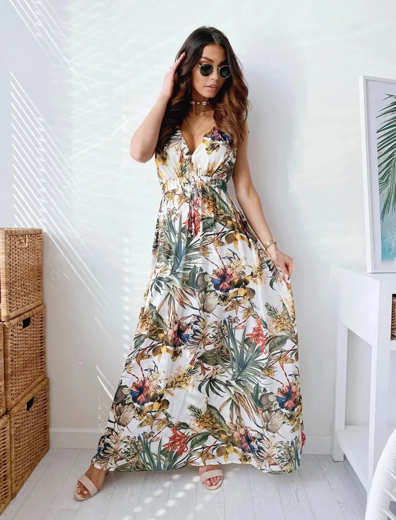 Elegant Open Back Dress for Women, Long Maxi Dresses Eye Catching Design for Fashion Lovers