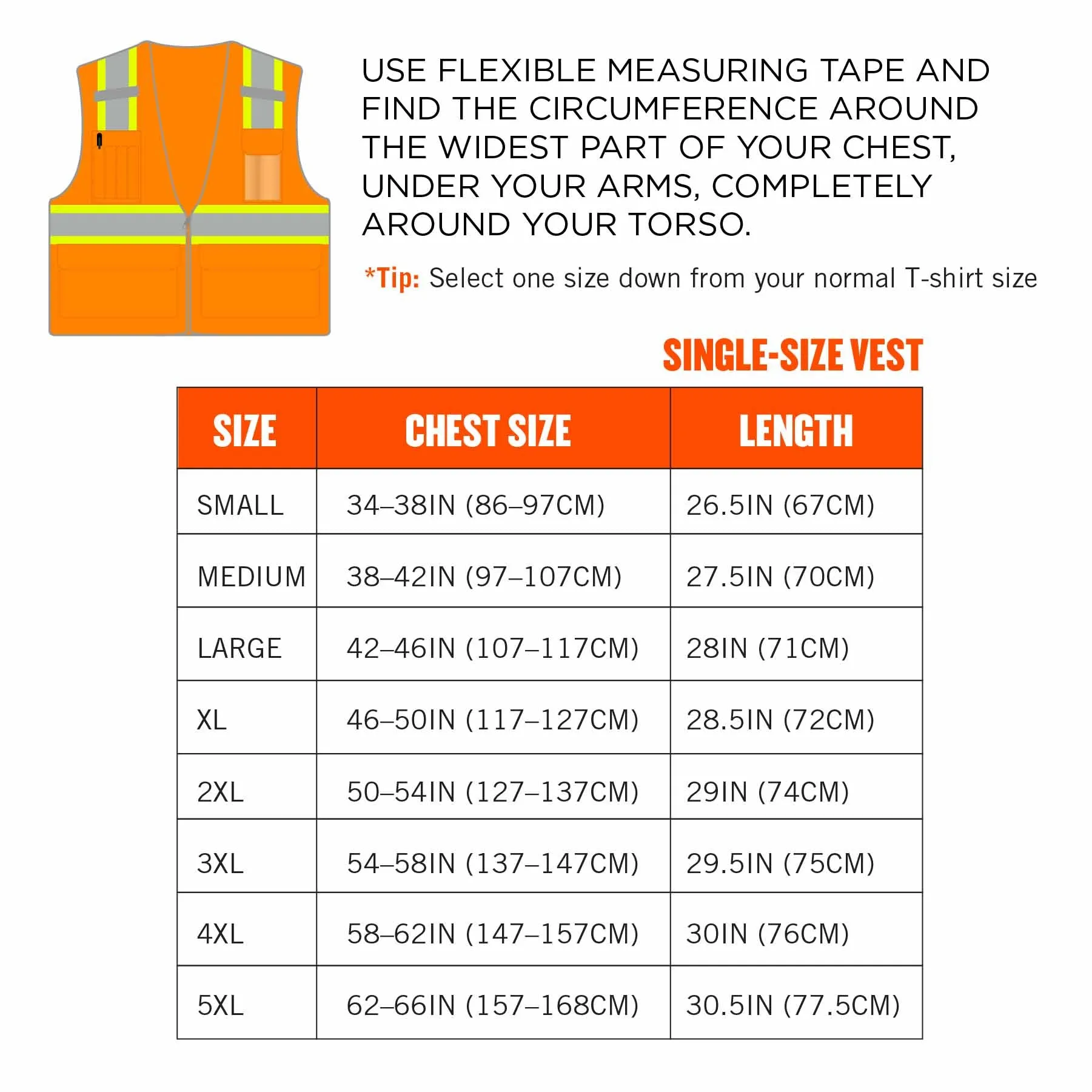 Ergodyne 24573 8246Z-S M Orange Class 2 Two-Tone Mesh Vest - Single Size