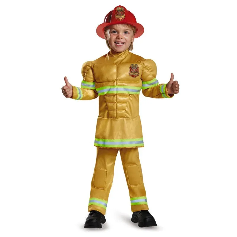 Fearless Fireman Boys Costume