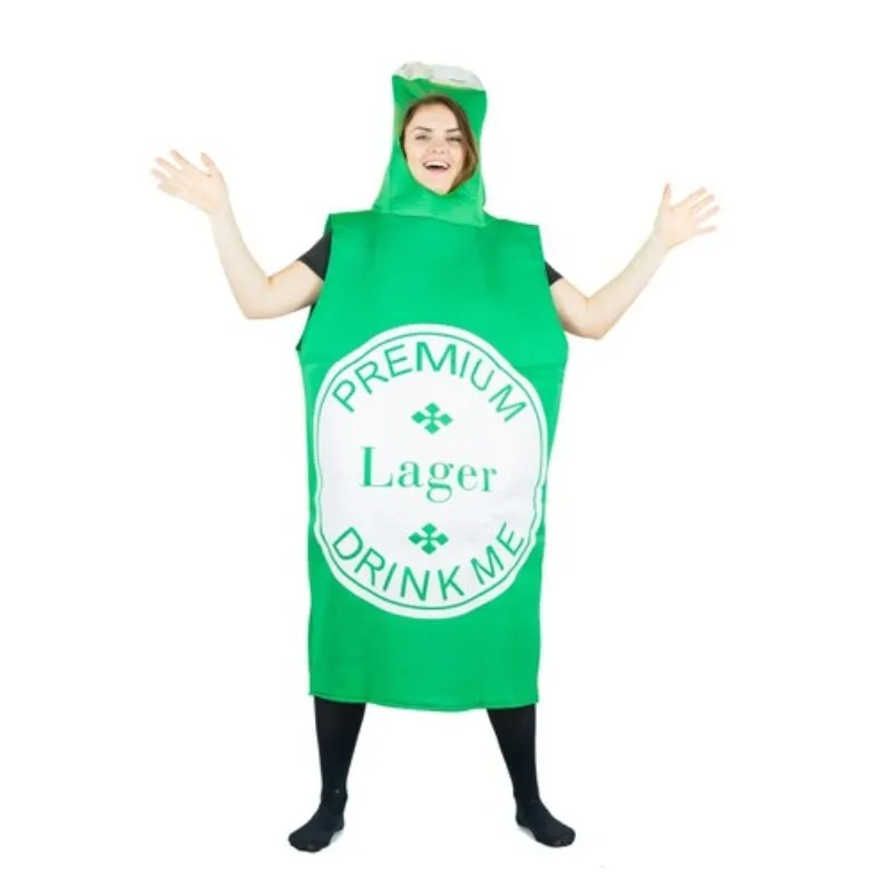 Foam Beer Bottle Adult Costume