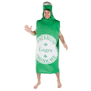 Foam Beer Bottle Adult Costume