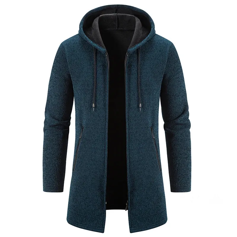 Funki Buys | Jackets | Men's Long Zip Up Hooded Jackets