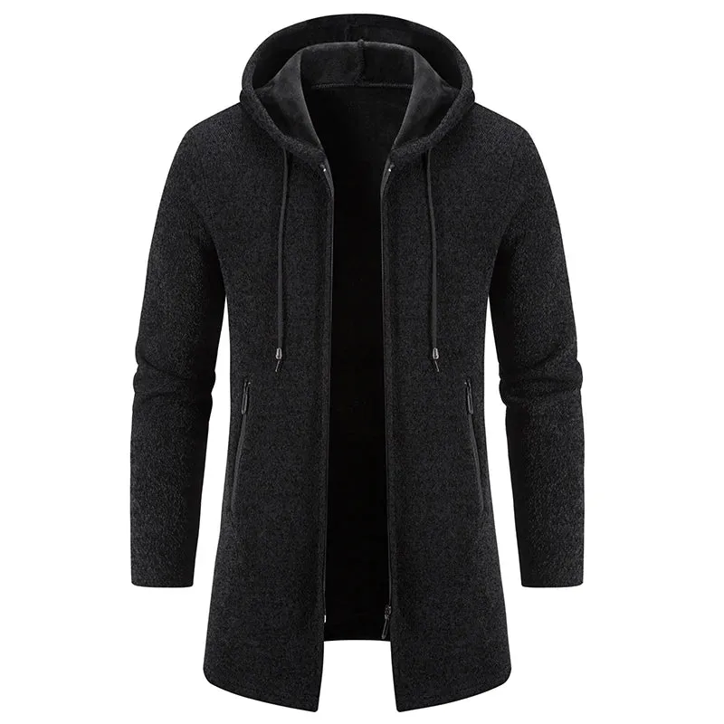 Funki Buys | Jackets | Men's Long Zip Up Hooded Jackets